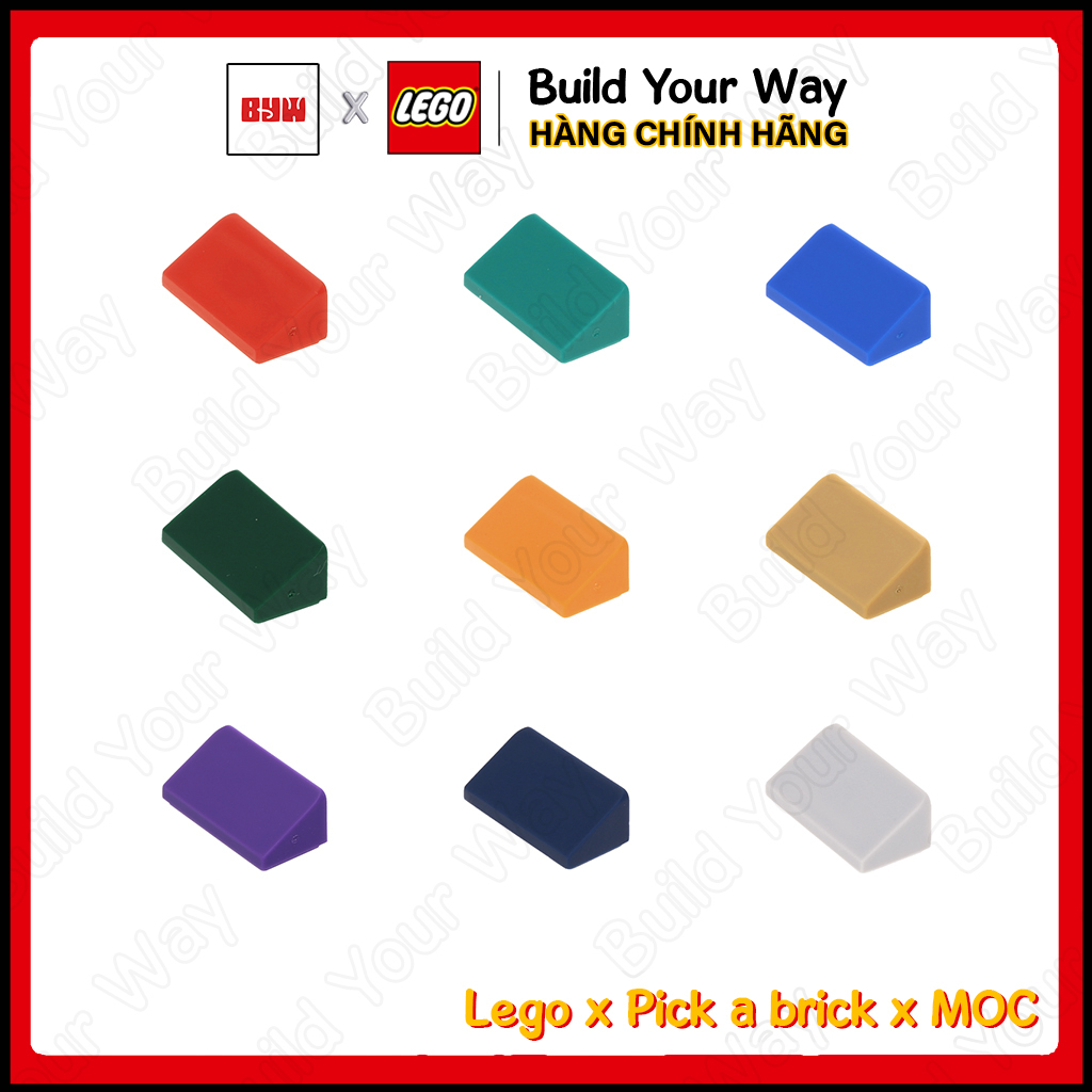 Gạch Lego lắp ghép chính hãng Dốc 30 độ 1 x 2 x 2/3 (1x2) / Part 85984: Slope 30 1 x 2 x 2/3