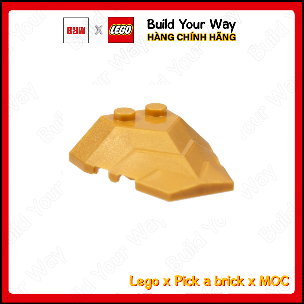 Gạch Lego chéo 4x4 có đỉnh bậc thang góc cạnh / Lego Part 86148: Wedge 4 x 4 Angular Stepped Top