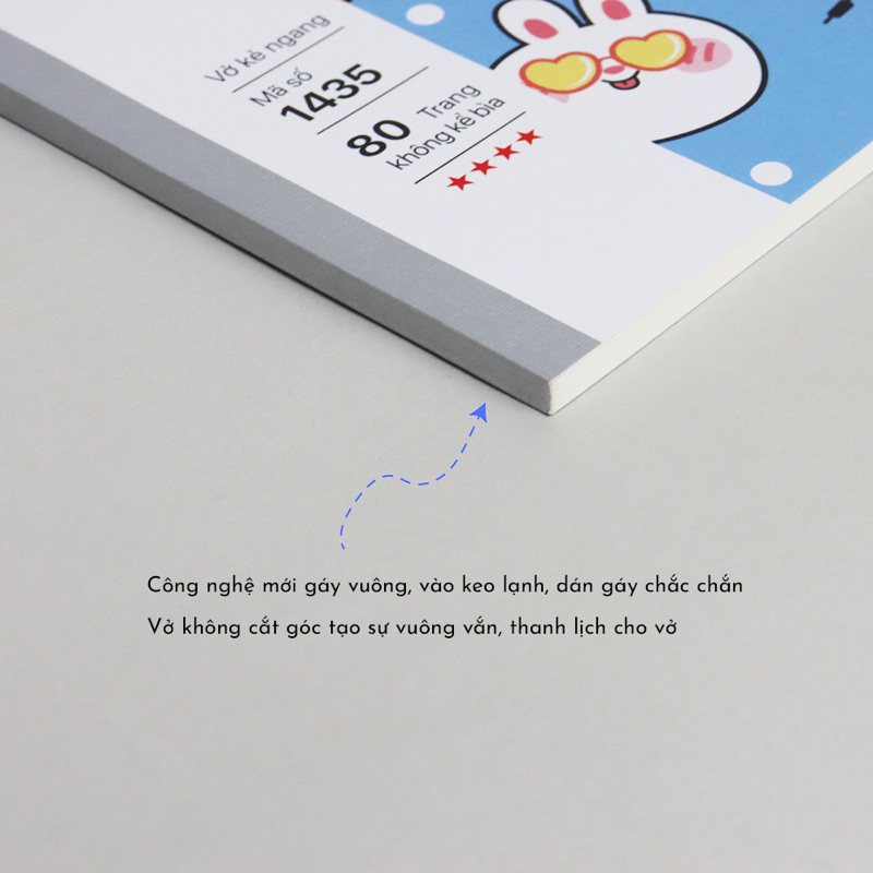 Vở kẻ ngang chống loá 120 trang Oringa Hồng Hà_MS:1436