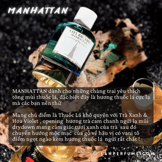 [LAN] Nước Hoa Unisex City Rhythm Manhattan 10/20ml
