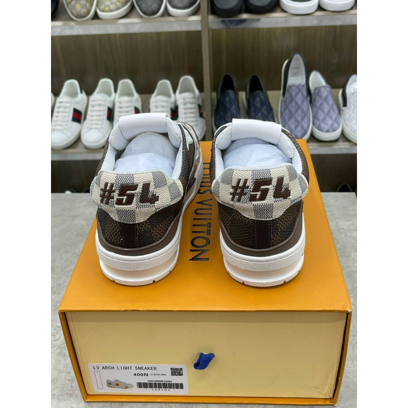 - Giày Sneaker L.V Trainer Bản Hộp Rút Cao Cấp, Giày Sneaker L.V