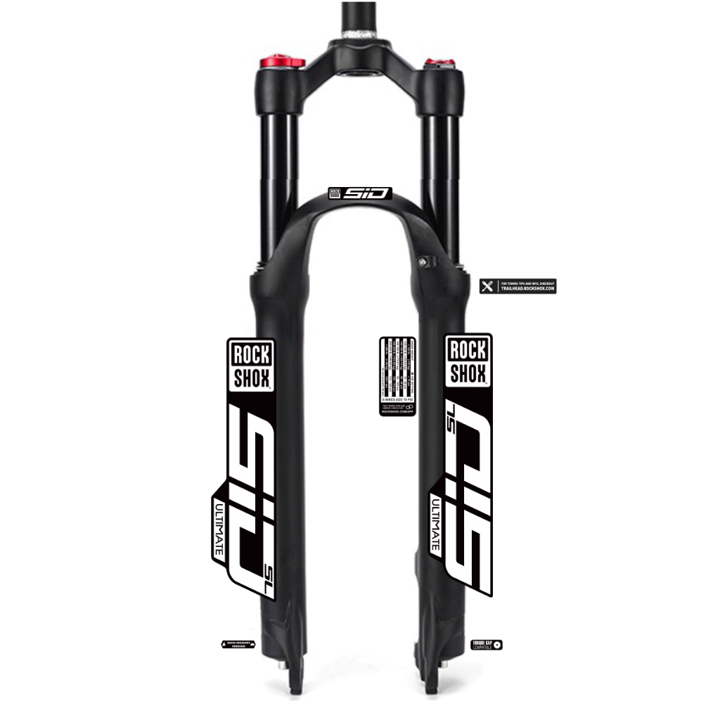 tem decal dán phuộc xe đạp địa hình rockshox sid | cheetahdecals.com