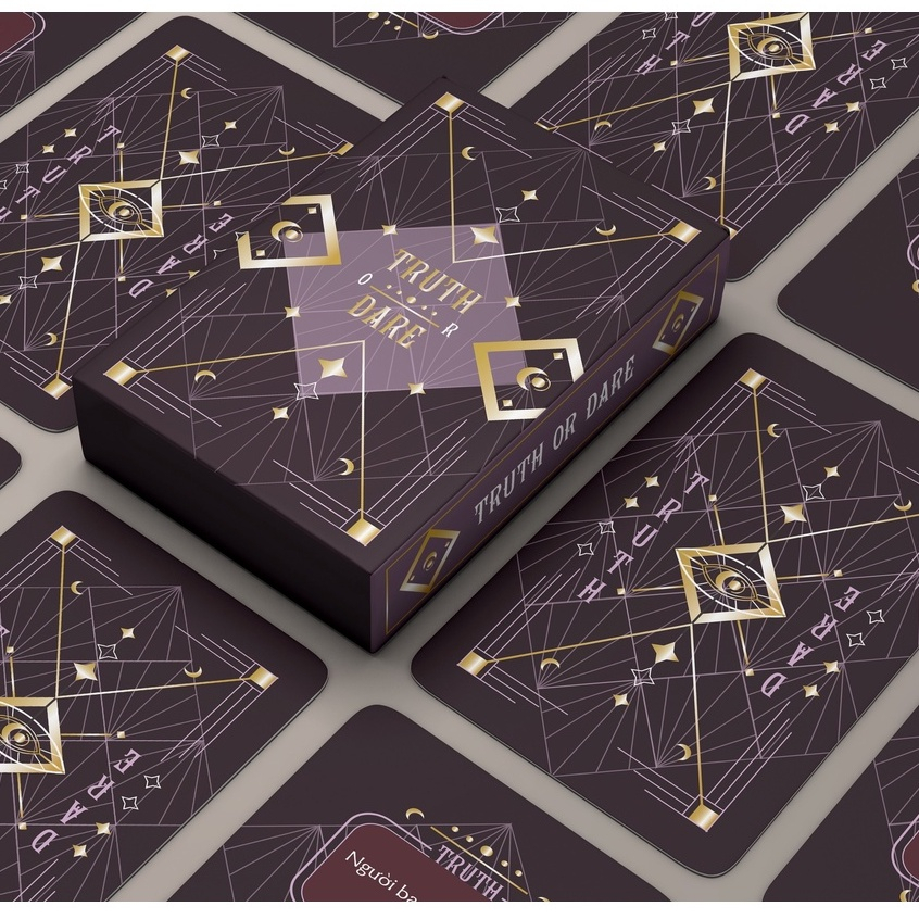 Bộ bài Drinking Game Thách hay thật “Truth or Dare” Thẻ Bài BoardGame 50 lá Thú Vị