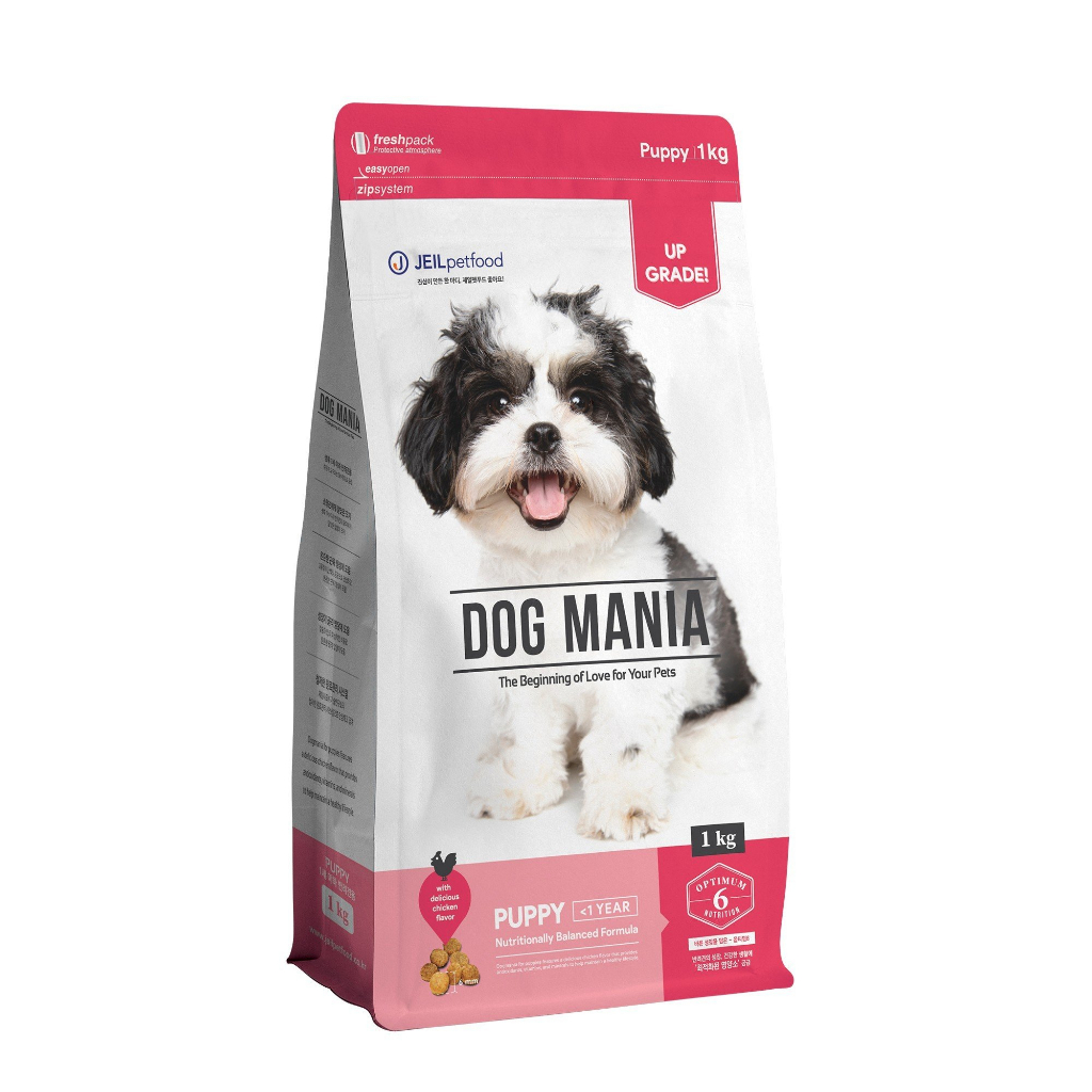 Combo 5 gói 1kg nguyên seal DOG MANIA - Thức ăn cho chó Hàn Quốc