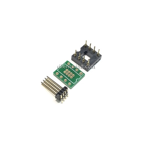 KIT DIY Bộ Đế Chuyển IC 8Pin DIP8 sang SOP8 - Tự Ráp