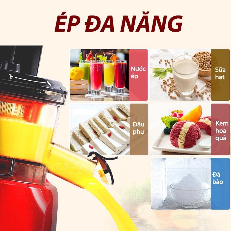 Máy ép chậm nguyên quả hongxing rh312, hongxing rh 312 ép nước tươi nguyên chất