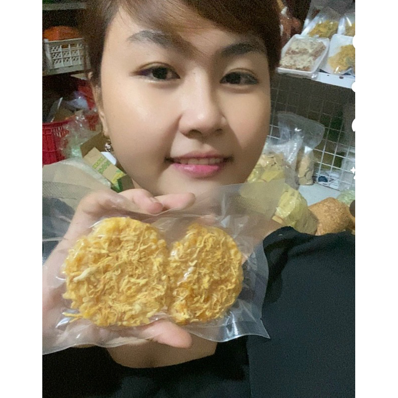 2 miếng cơm cháy siêu chà bông mini nếp