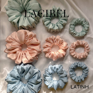 Scrunchies LACIBEL lụa latinh cao cấp handmade