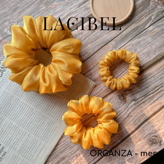 Scrunchies LACIBEL cột tóc vải organza óng ả