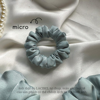 Scrunchies LACIBEL, cột tóc vải lụa handmade 100%