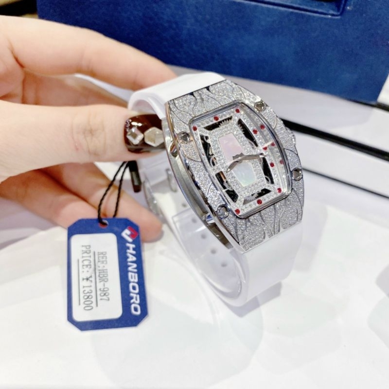 Đồng hồ nữ chính hãng 𝐇𝐚𝐧𝐛𝐨𝐫𝐨_𝐇𝐁𝐑𝟗𝟖𝟕