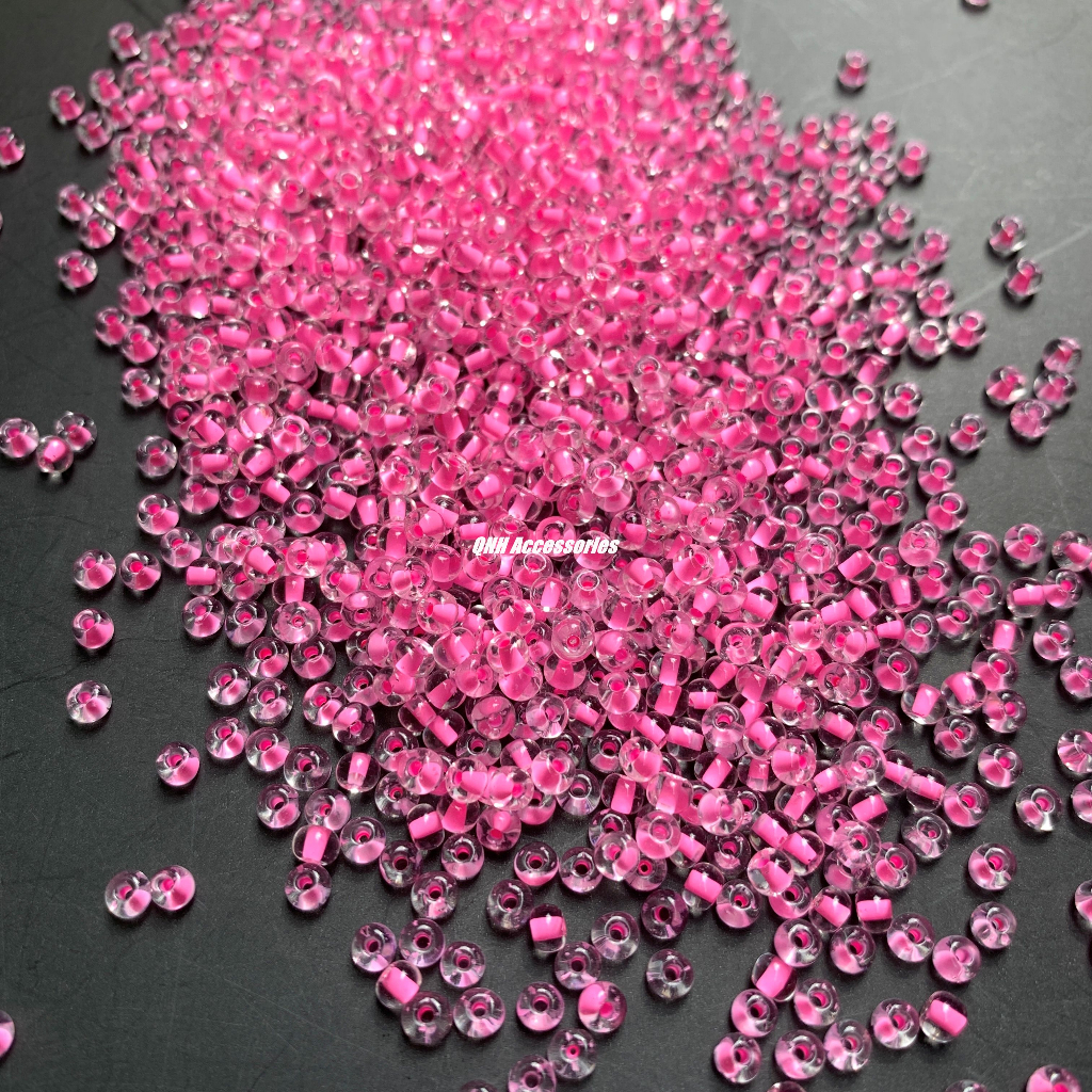 10g Hạt cườm 3mm màu nhân  dùng làm trang sức thủ công DIY