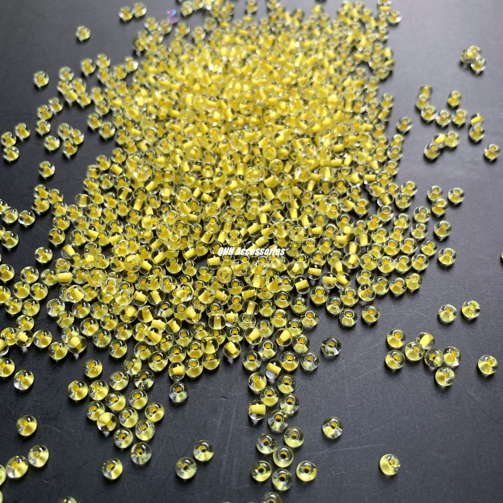 10g Hạt cườm 3mm màu nhân  dùng làm trang sức thủ công DIY