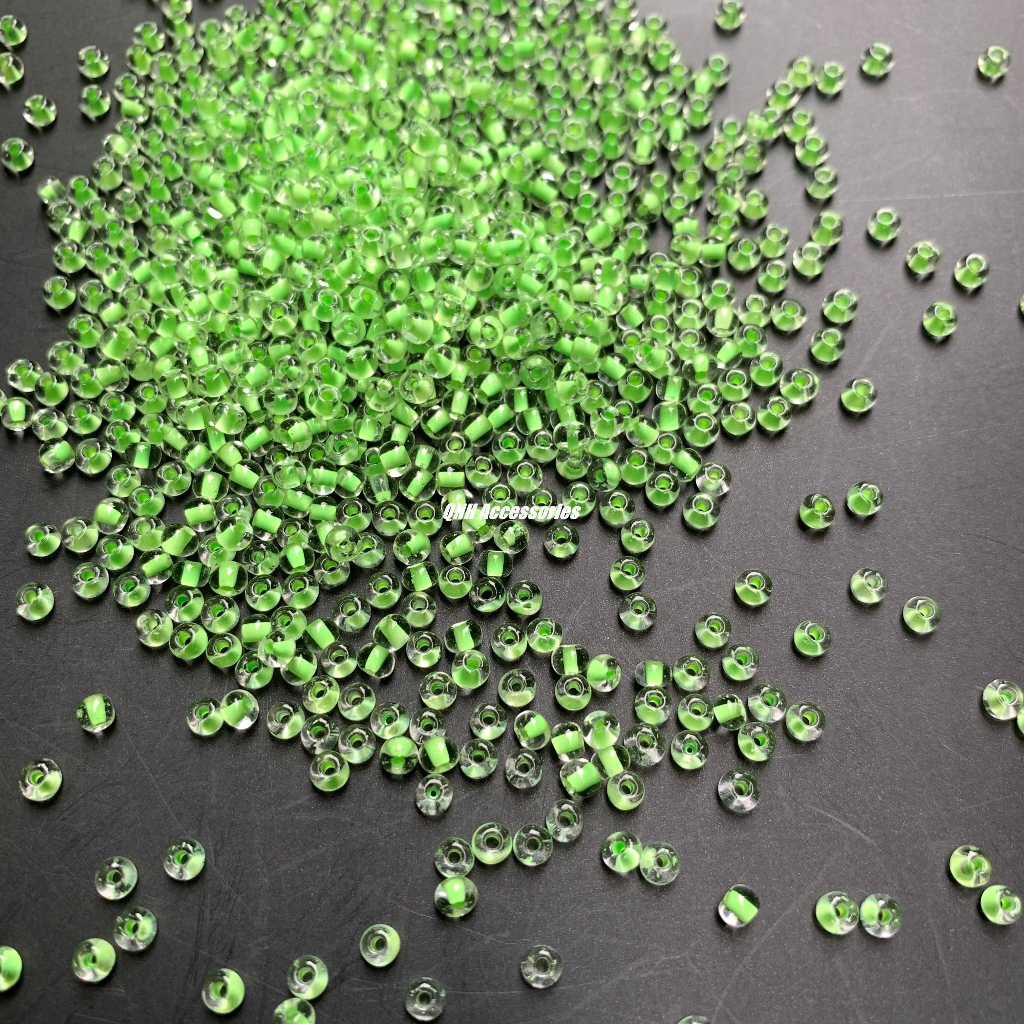 10g Hạt cườm 3mm màu nhân  dùng làm trang sức thủ công DIY