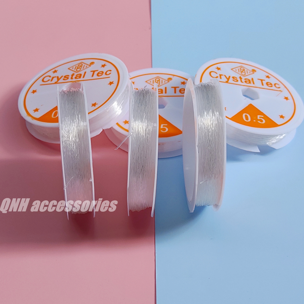 Dây cước co giãn dùng xỏ vòng tay handmade,làm trang sức thủ công DIY