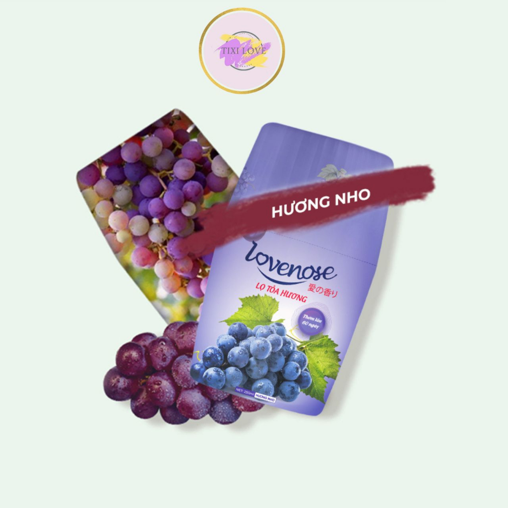 Lọ tỏa hương lovenose dung tích 250ml hương thơm hoa quả tự nhiên tươi mát không gian sống thơm lâu 60 ngày