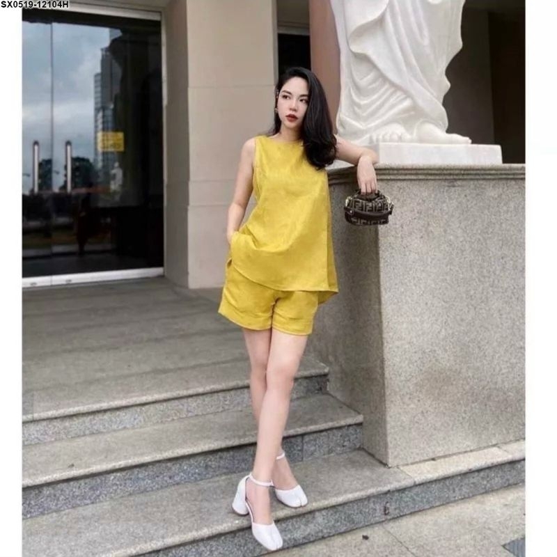 Bộ Đũi Tơ Lạnh Hãng Hilton Berry Siêu Mát, Không Nhăn