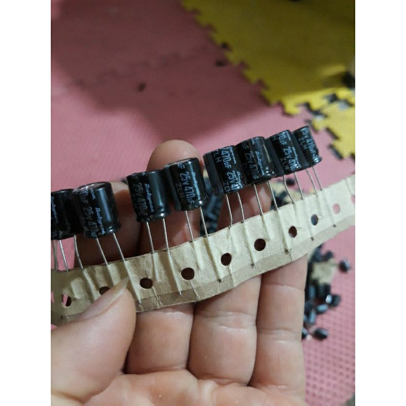 tụ 25v 470uf japan nhật combo 10 tụ