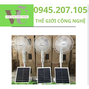 QUẠT NĂNG LƯỢNG MẶT TRỜI TÍCH ĐIỆN SOLAR FAN 198F