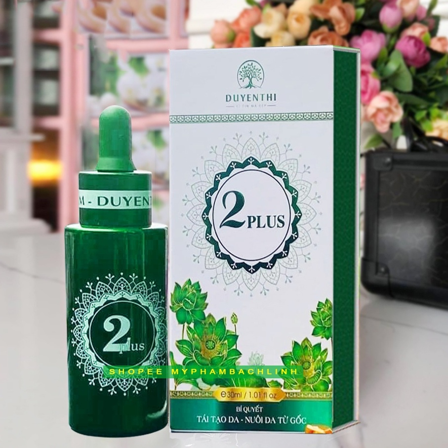 Bách Y Sâm 02 Plus DUYÊN THI - Bạch Linh 02 ngừa mụn, giảm nám, trắng sáng, phục hồi da(Chai Mới 30ml)