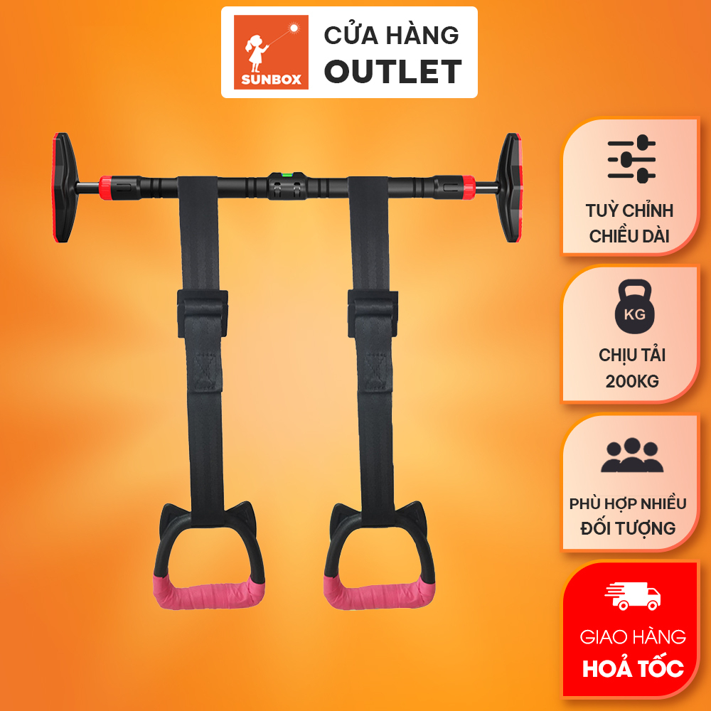 Dây treo xà đơn trẻ em Gymnastic rings GoodFit, vòng treo tay nắm đu xà đơn trẻ em tải 200kg GF002