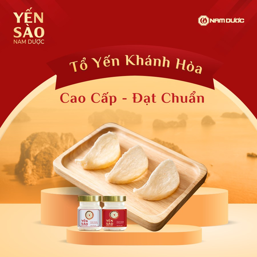 Tổ yến chưng sẵn Combo 50 hũ Yến sào Nam Dược - tổ yến chưng đường phèn, bồi bổ sức khỏe, tăng sức đề kháng