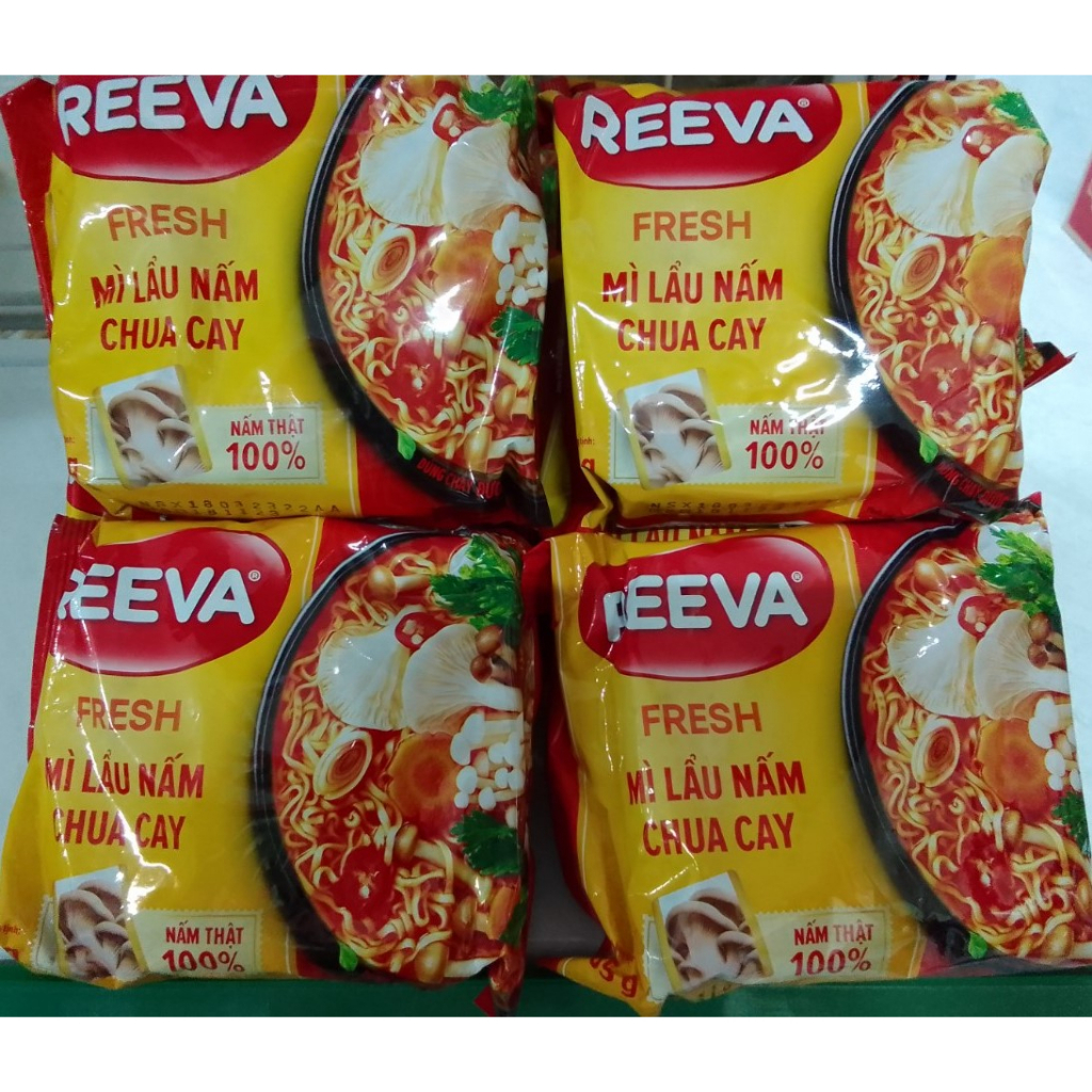 Mì lẩu nấm chua cay REEVA gói 85 Gr