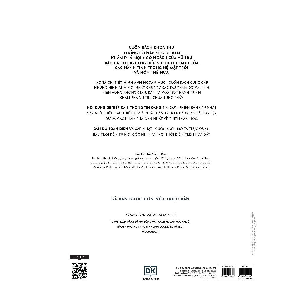 Sách - Thuyết Minh Trực Quan Nhất Về Vũ Trụ (Bìa Cứng) - Martin Rees