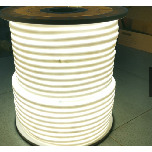 Dây Led Neon 220V ống tròn đường kính 14mm, Led SMD 2835 120Led/m, IP68, dùng trang trí Led biển hiệu, logo cửa hàng...