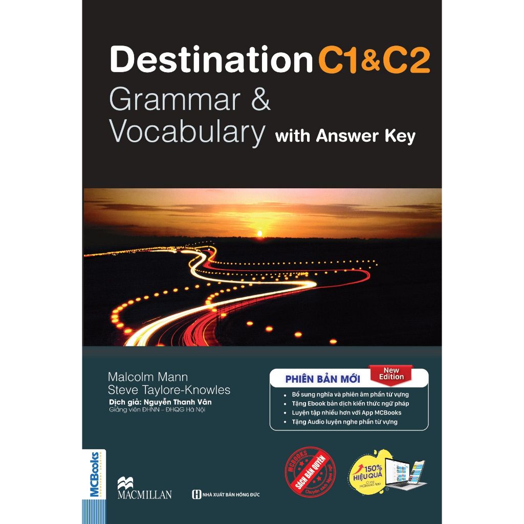 Sách Trọn Bộ Giáo Trình Destination Grammar & Vocabulary B1, B2, C1&C2 (Kèm Đáp Án) Lẻ/combo