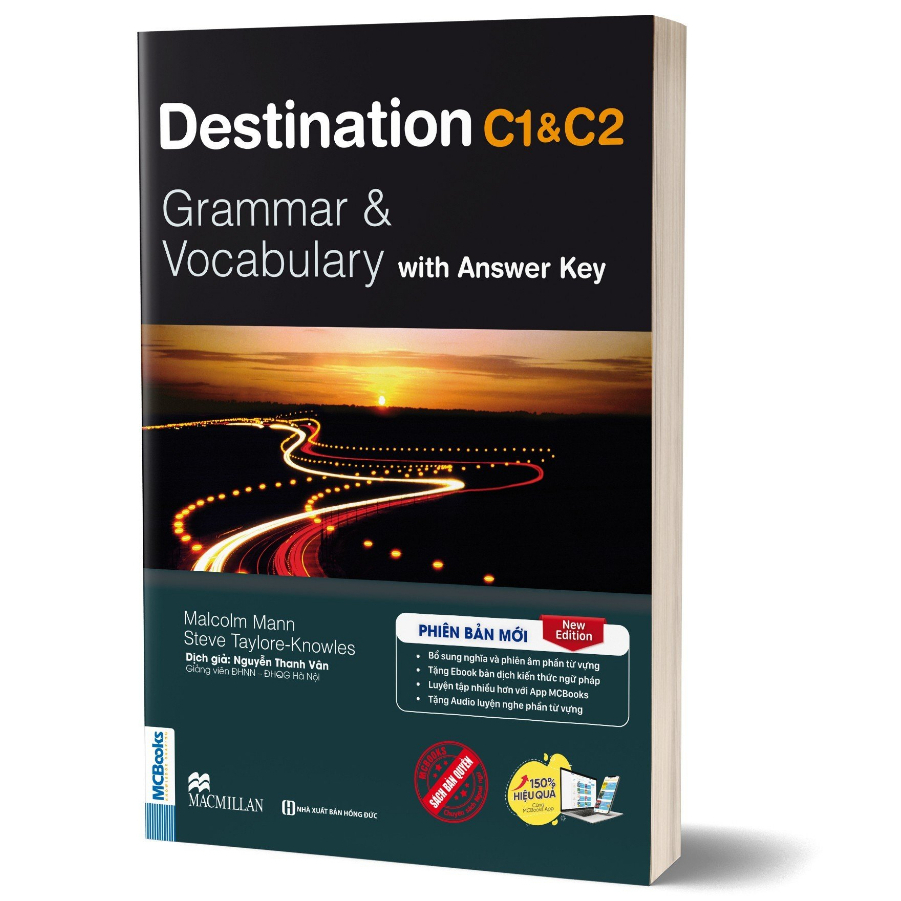 Sách Trọn Bộ Giáo Trình Destination Grammar & Vocabulary B1, B2, C1&C2 (Kèm Đáp Án) Lẻ/combo