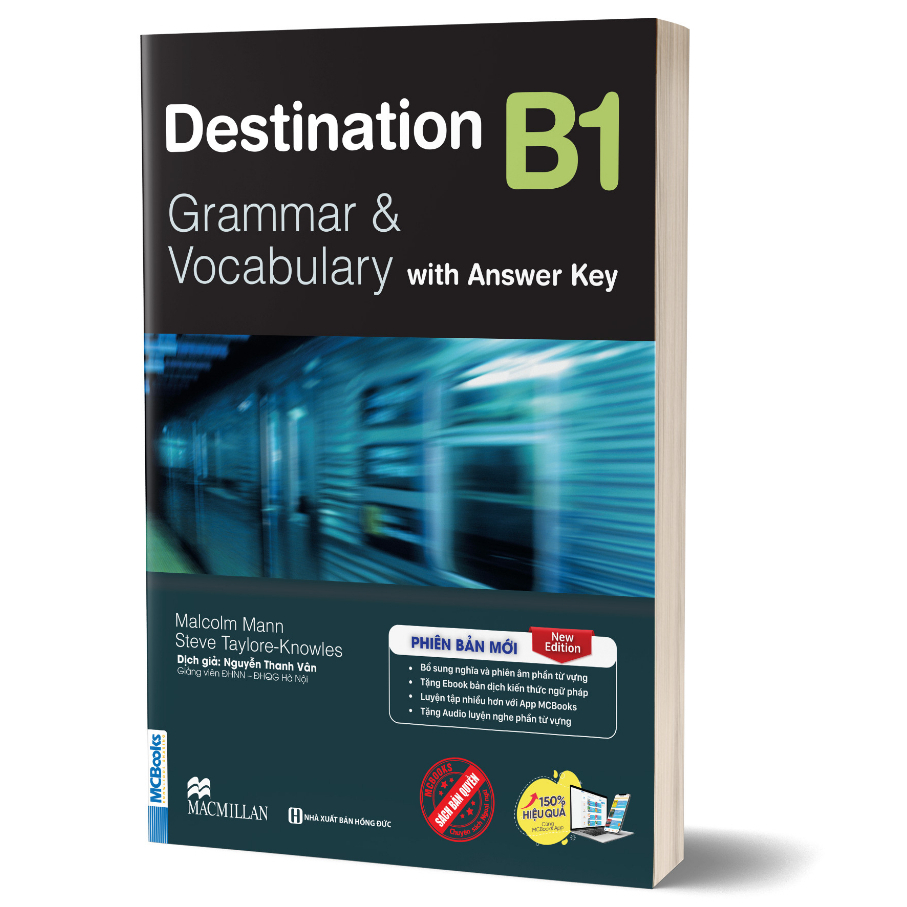 Sách Trọn Bộ Giáo Trình Destination Grammar & Vocabulary B1, B2, C1&C2 (Kèm Đáp Án) Lẻ/combo