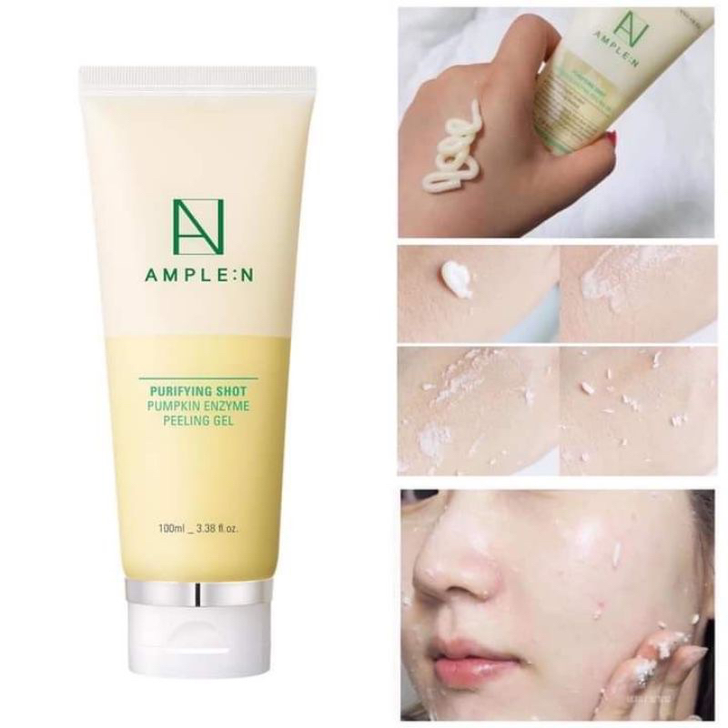 Tẩy Tế Bào Chết Bí Ngô AMPLE:N Purifying Shot Pumpkin Enzyme Peeling Gel