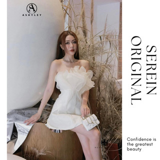 Đầm Body Sexy Dáng ngắn Dự tiệc Chữ A Quây ngực voan lưới nhũ, Thiết kế Váy Đầm Body Quyến rũ - Rosette Dress - Ashyley
