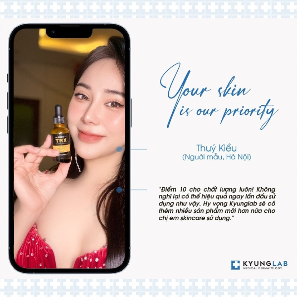 Serum nám, serum nám  TRX KyungLab 30ml  giảm nám sạm tàn nhang trắng sáng da,làm sáng và đều màu da, căng bóng làn da