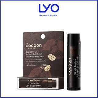 Tẩy da chết môi cà phê Đắk Lắk lip scrub Cocoon - 5g