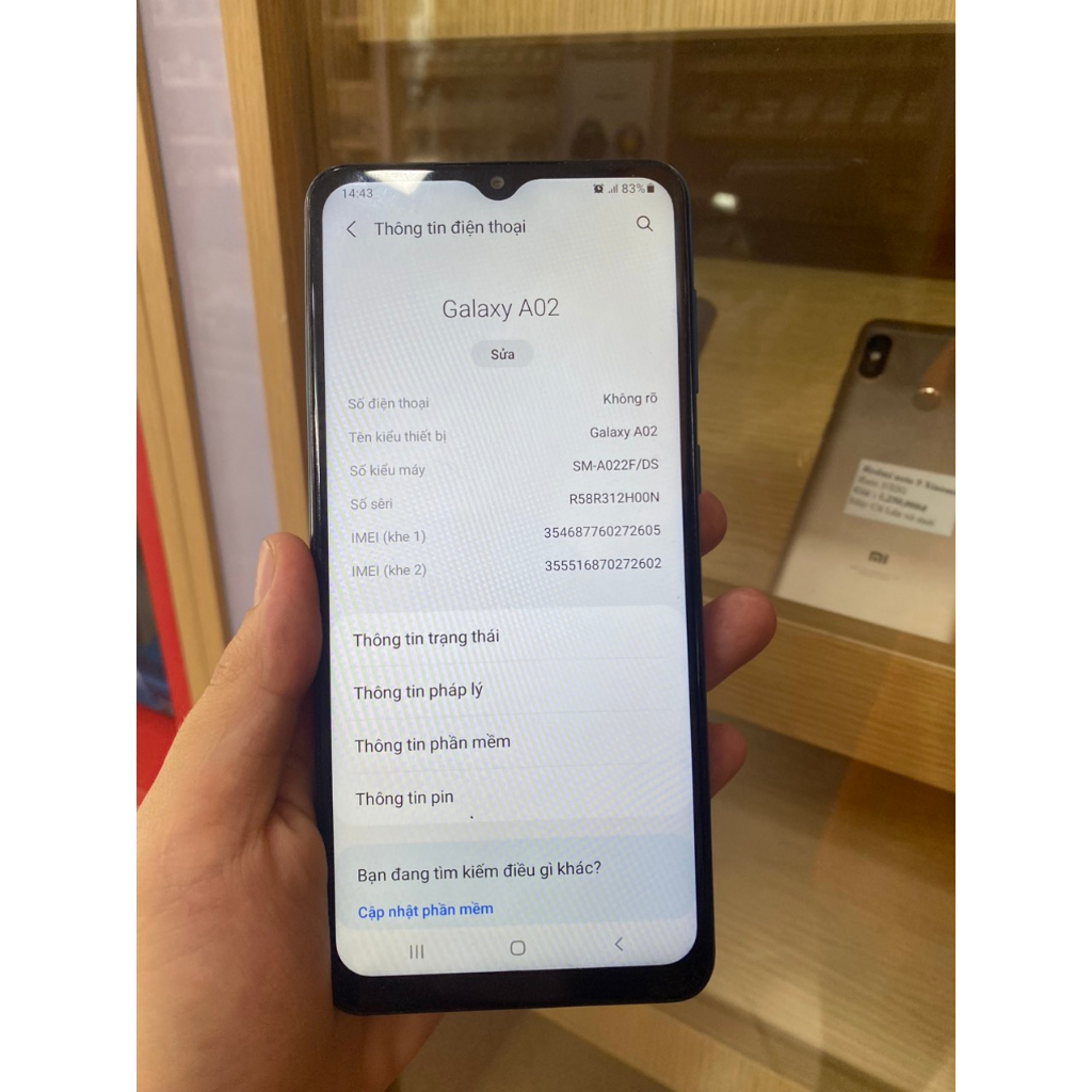 Máy A02 Sam Sung RAM3/32G