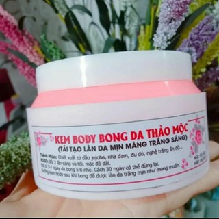 Body bong da thảo dược cao cấp giúp da nâng tông và trắng mịn sau 7 ngày