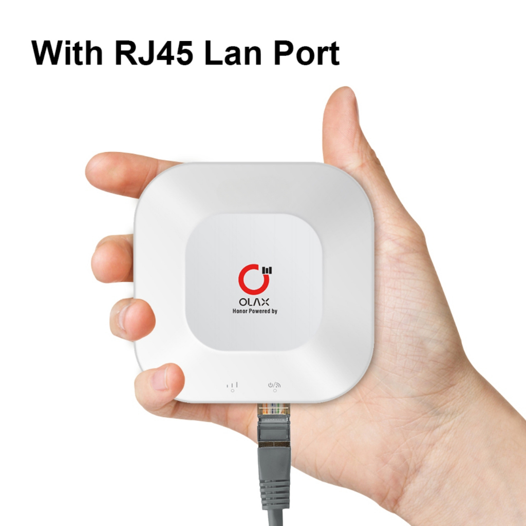 Bo phat wifi 4G Olax mt30 dung lượng pin 4000 mah kết nối 8 thiết bị chuẩn sạc type C