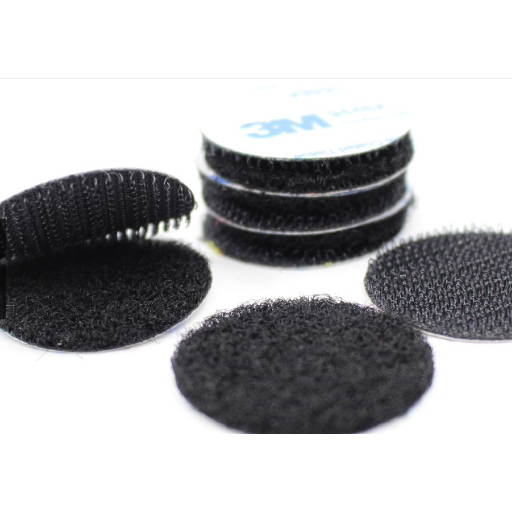 Băng dính gai tròn Velcro hai lớp có keo 3M 9448A dùng dính đồ thủ công, trang trí đồ vật trên sofa, thảm trải....