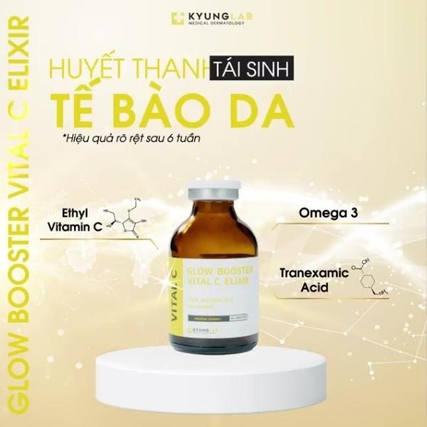 Vitamin C KyungLab, serum trắng da vital c 30ml kyung lab, huyết thanh tái sinh da, xóa nám, nếp nhăn, thâm mụn, lão hóa