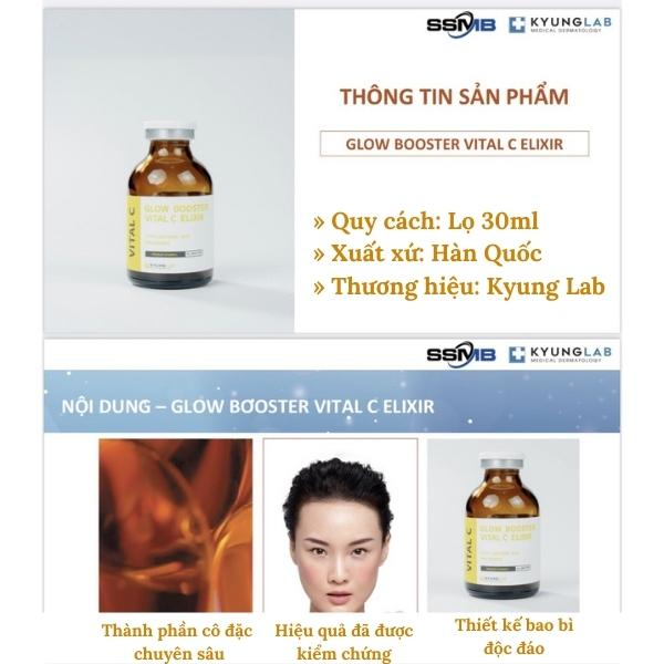 Vitamin C KyungLab, serum trắng da vital c 30ml kyung lab, huyết thanh tái sinh da, xóa nám, nếp nhăn, thâm mụn, lão hóa