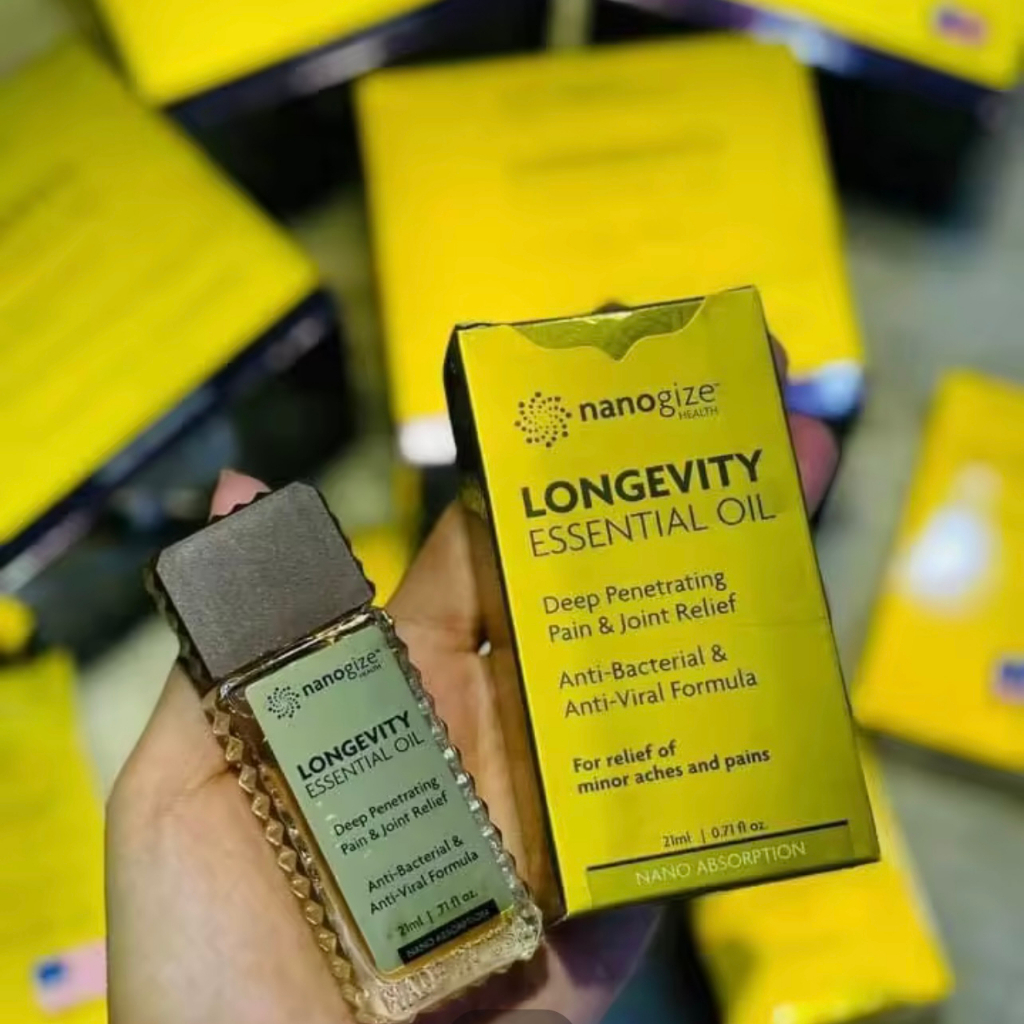 Dầu gió vàng NANOGIZE Health Longevity Essential Oil Deep Penetrating