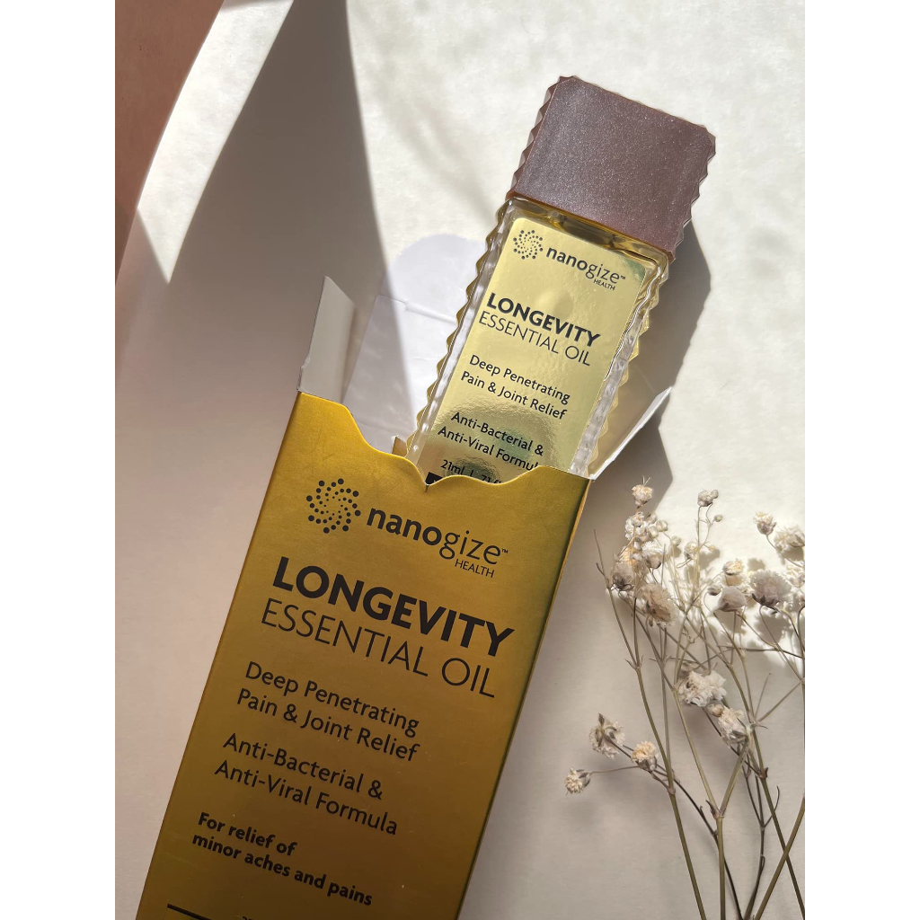 Dầu gió vàng NANOGIZE Health Longevity Essential Oil Deep Penetrating