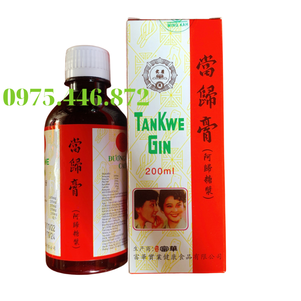 TANKWE GIN 200ml - Đương quy cao