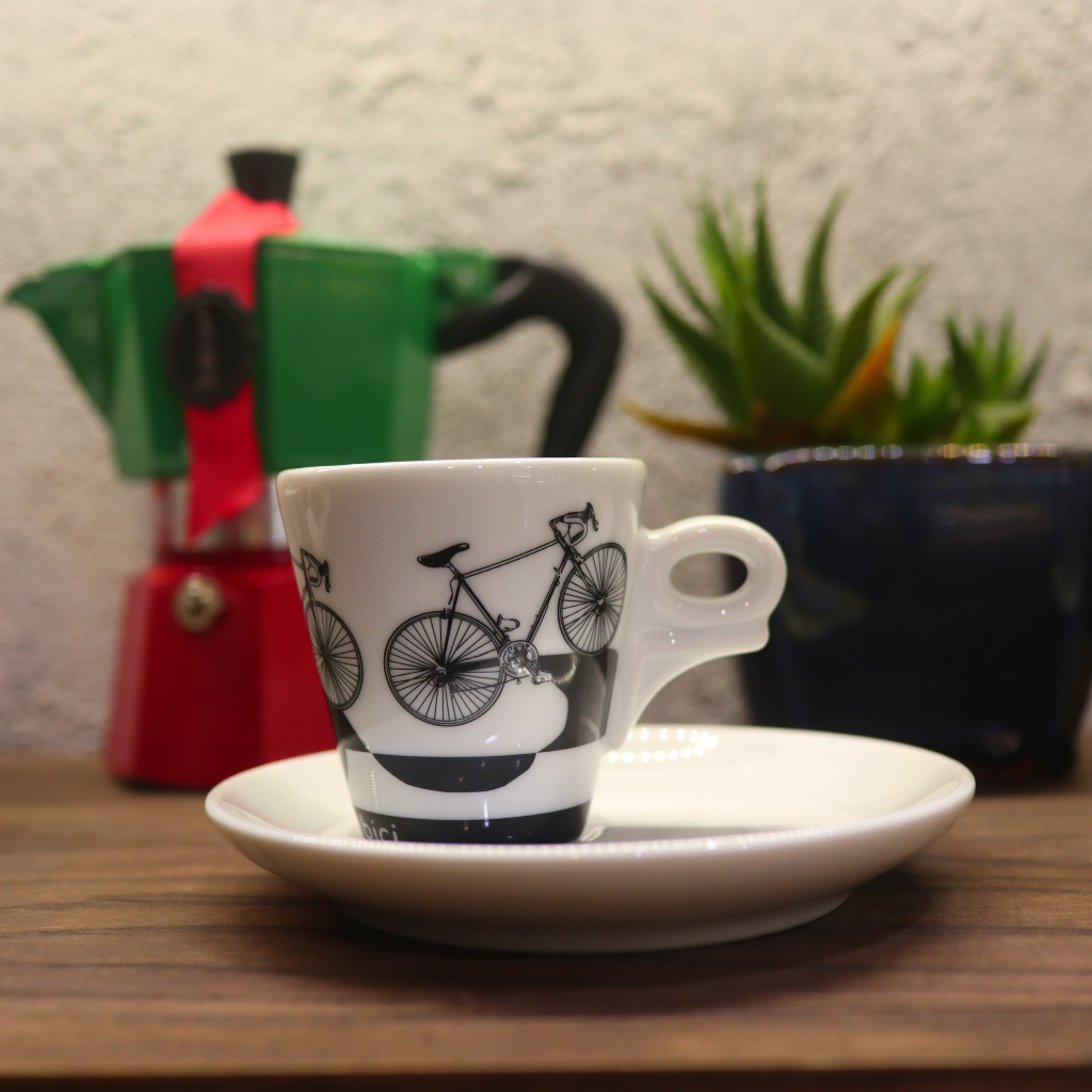 [100% Made in Italia] Ly sứ espresso cao cấp ANCAP Italian in Bici Edizion