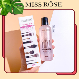 Nước rửa cọ trang điểm MISS ROSE 180ml cọ makeup chuyên nghiệp cá nhân cao cấp lông mềm trang điểm chính hãng CO chumia