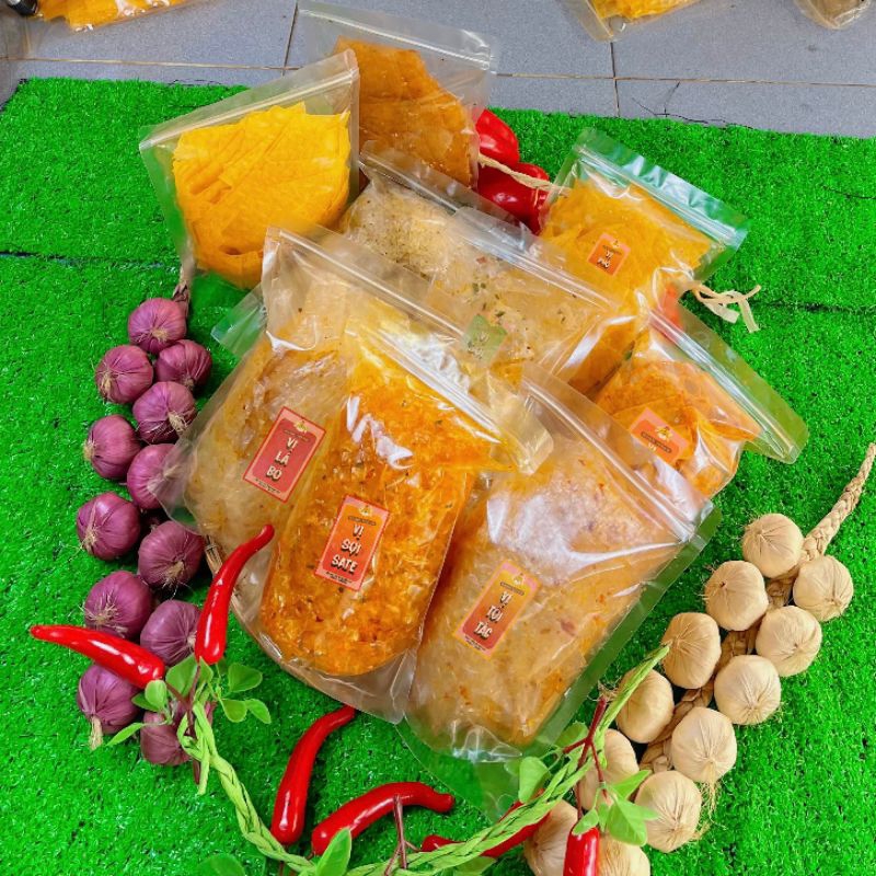 Combo 9 vị bánh tráng Tây Ninh 1,8kg mỗi vị 200g
