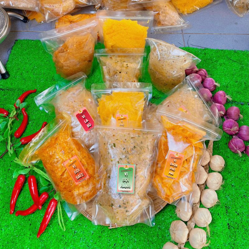 Combo 9 vị bánh tráng Tây Ninh 1,8kg mỗi vị 200g