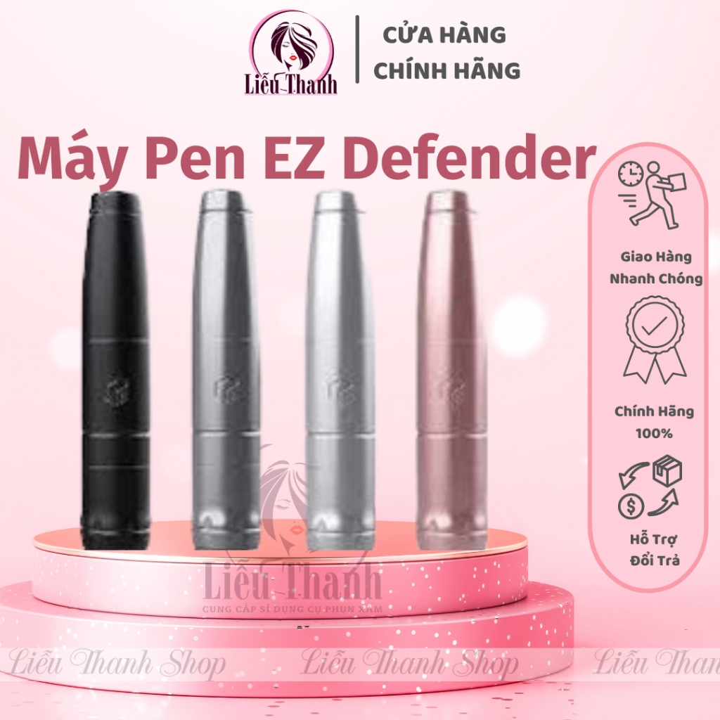 Máy Pen EZ Defender 2IN1, Máy Pen EZ Phun Xăm Môi TATTOO Chính Hãng, Máy Pen Mini Bảo Hành 6 Tháng,Máy phun xăm thẩm mỹ